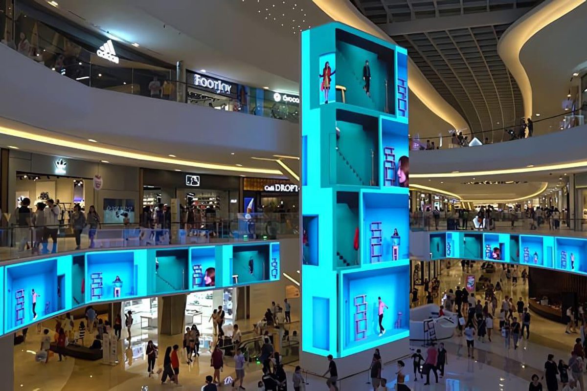 Shopping mall LED screen Shopping mall scre