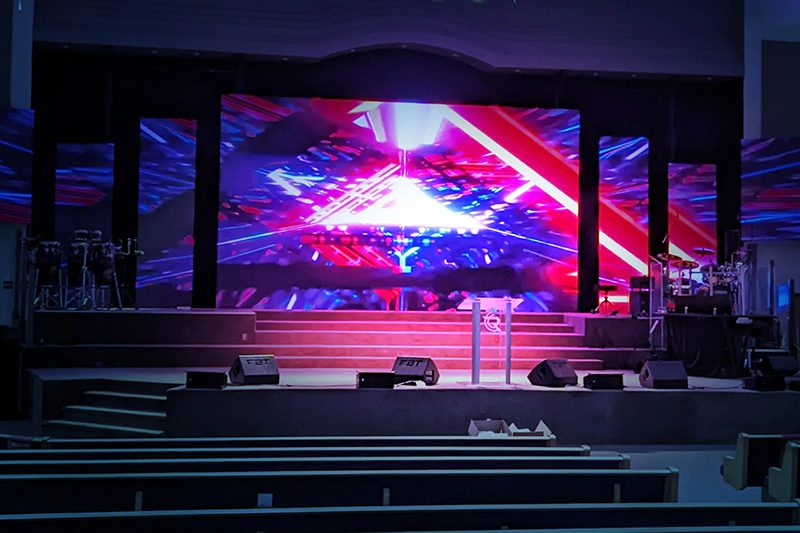 church church LED screen