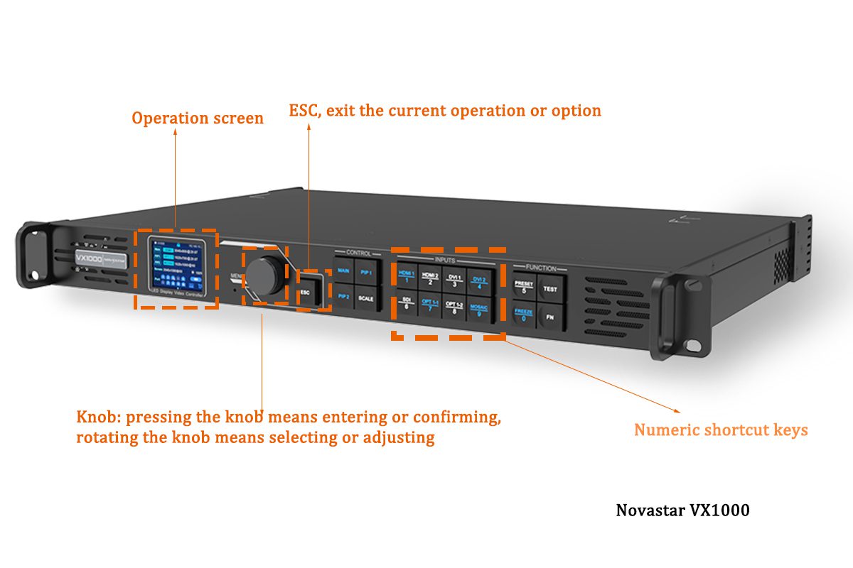 Novastar VX1000 operation 2 VX1000 LED Wall Processor Configuration Guide