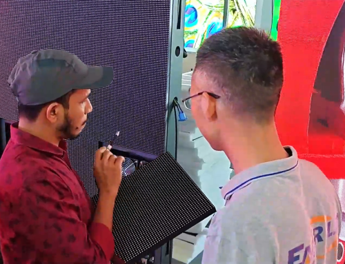 EagerLED Taught Bahrain Clients Outdoor LED Display Panel Installation & Use