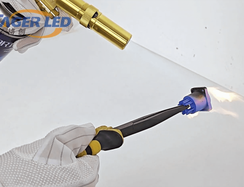 EagerLED LED Screen Power Cable Flame Retardancy Testing