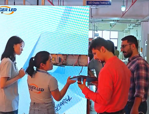 Iran Customers Visited EagerLED LED screen Factory