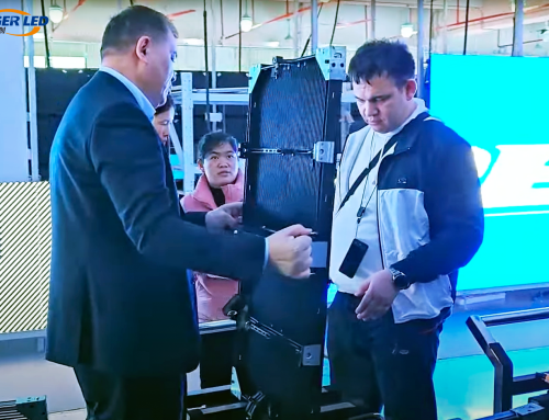 Uzbek Customers Visited EagerLED Digital Billboard Company