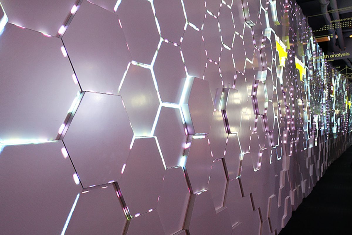 Kinetic LED Wall