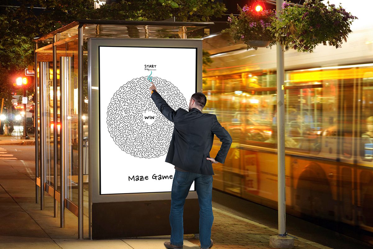 Bus Station Street Billboard