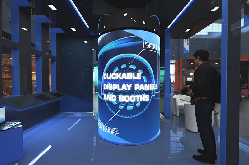 LED-trade-show-displays dJ booth LED screen