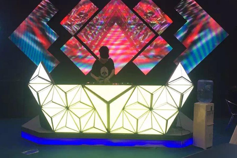 dj booth LED screen dJ booth LED screen