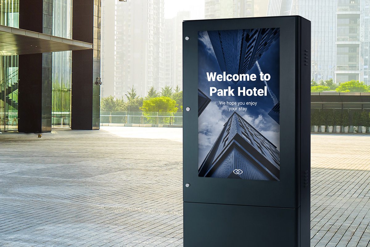 Outdoor Hotel Digital Signage