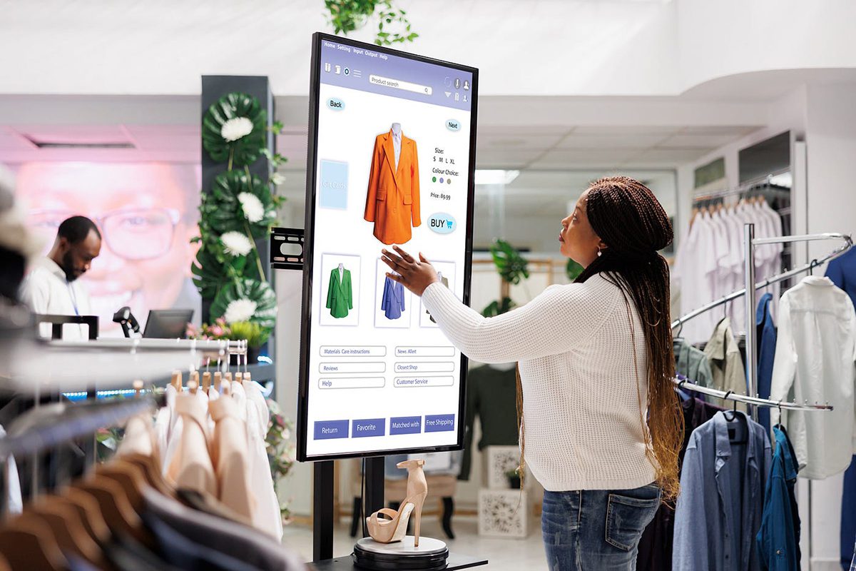 Interactive Digital Retail Signage