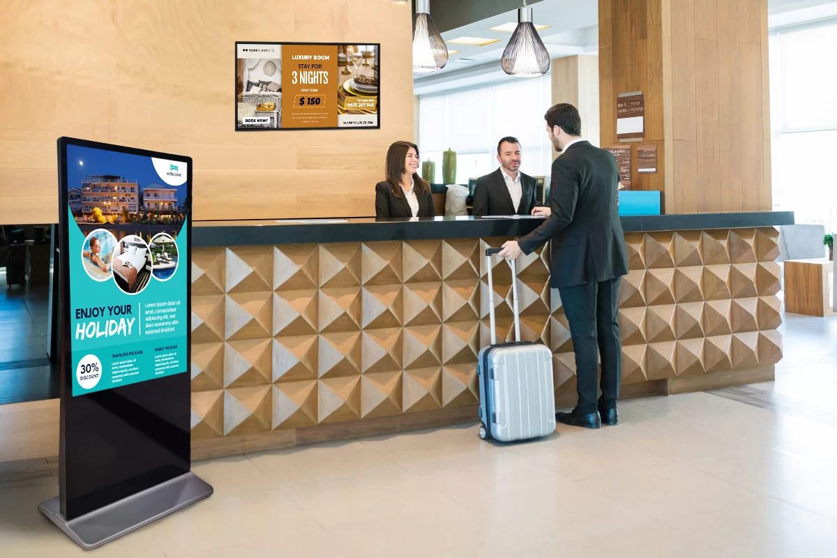Hotel Digital Signage Welcome Screen