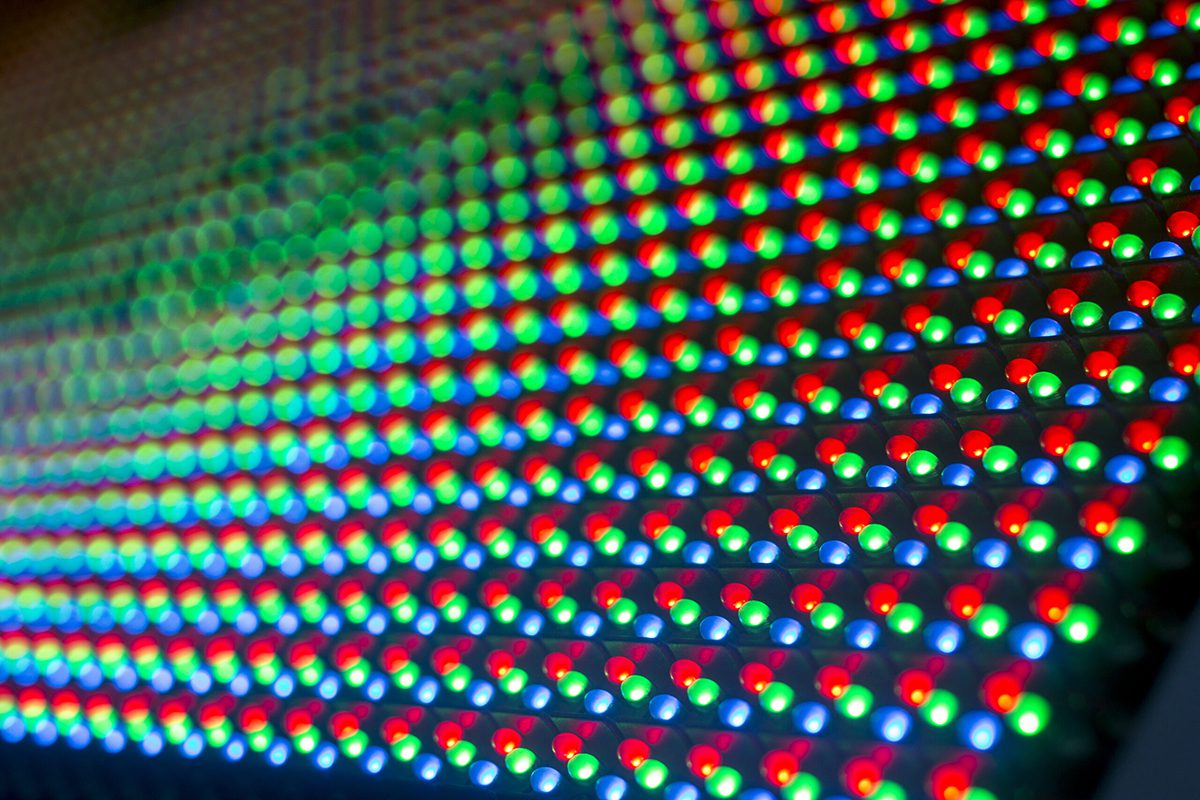  LED resolution and LED pixels