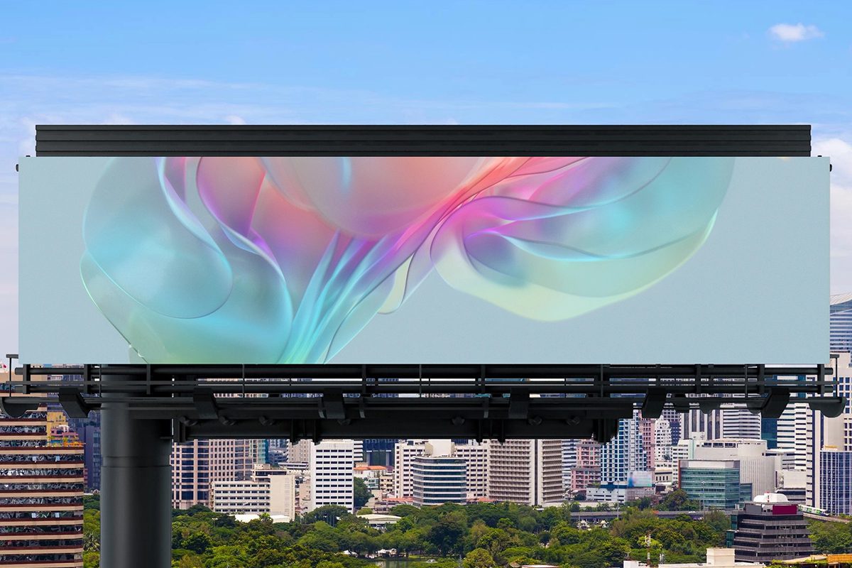 Outdoor LED billboard