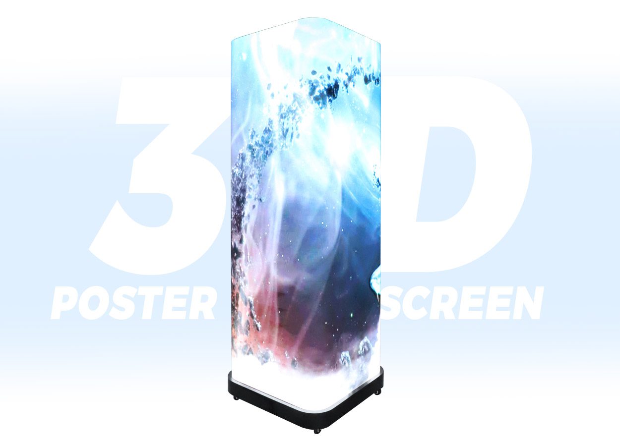 EA3DiP1 3D LED poster screen