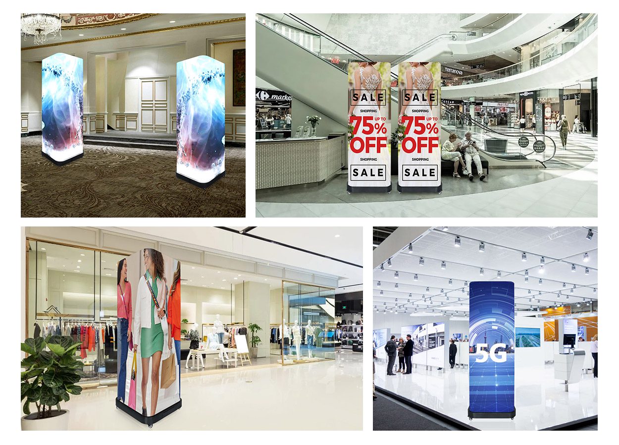 EA3DiP1 LED poster screen usage scenarios