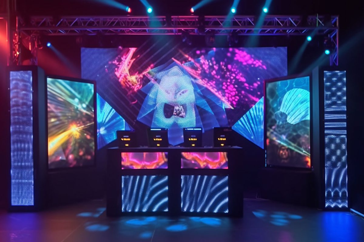 DJ Booth LED Screen