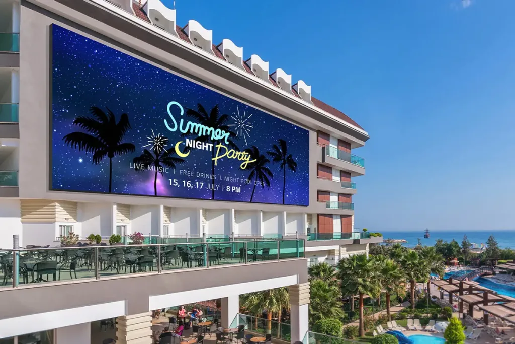Beautiful Outdoor Massive LED Screen