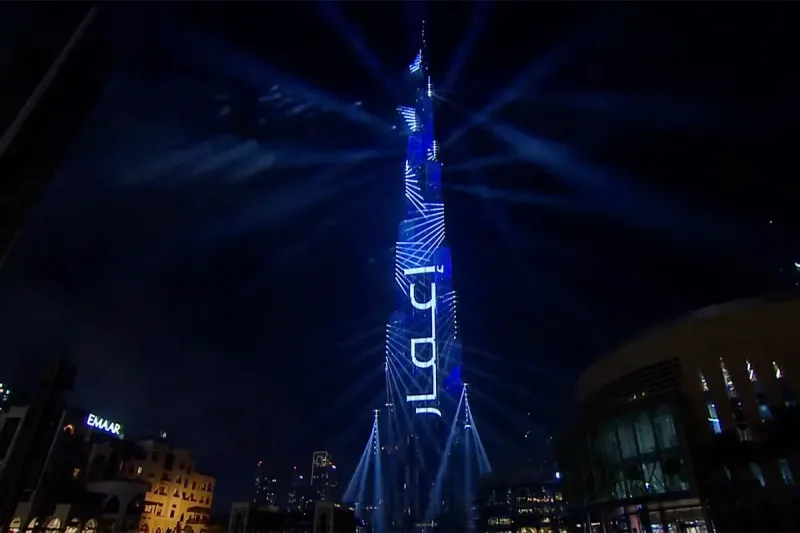 Burj Khalifa The tallest screen on Earth