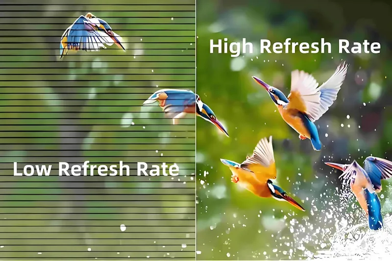 Different LED Refresh Rate
