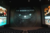 Giant screen in the cinema