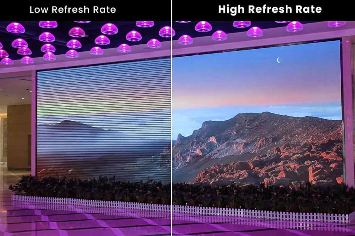 LED refresh rate
