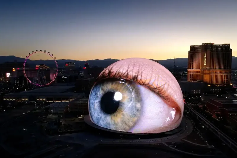 The Largest LED Display On Earth - The Las Vegas Sphere