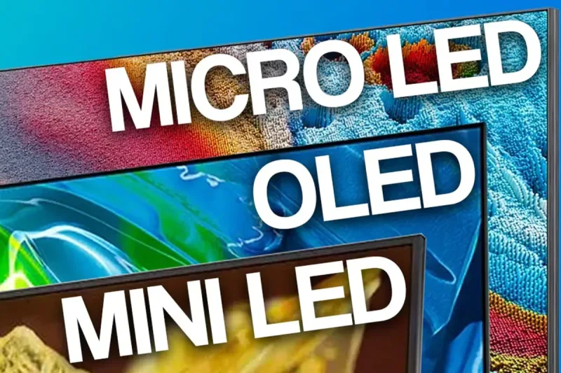 Mini LED vs Micro LED vs OLED