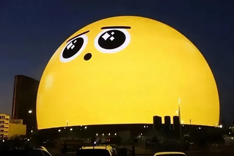 Sphere Las Vegas the biggest LED screen in the United States