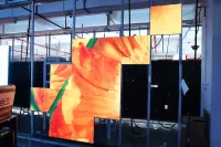 Spliced LED display screen