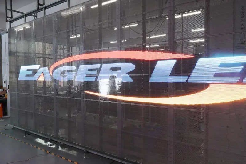 EagerLED Transparent Glass LED Video Screen
