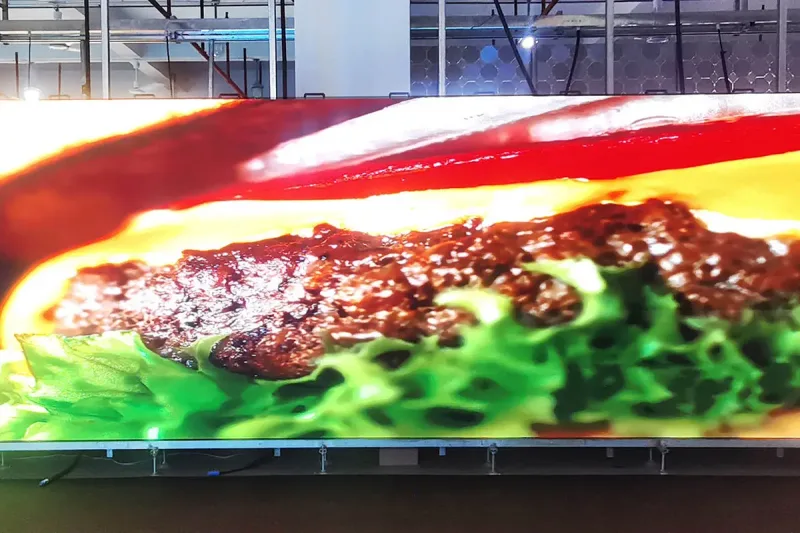 Giant Video Screens In The Stadium