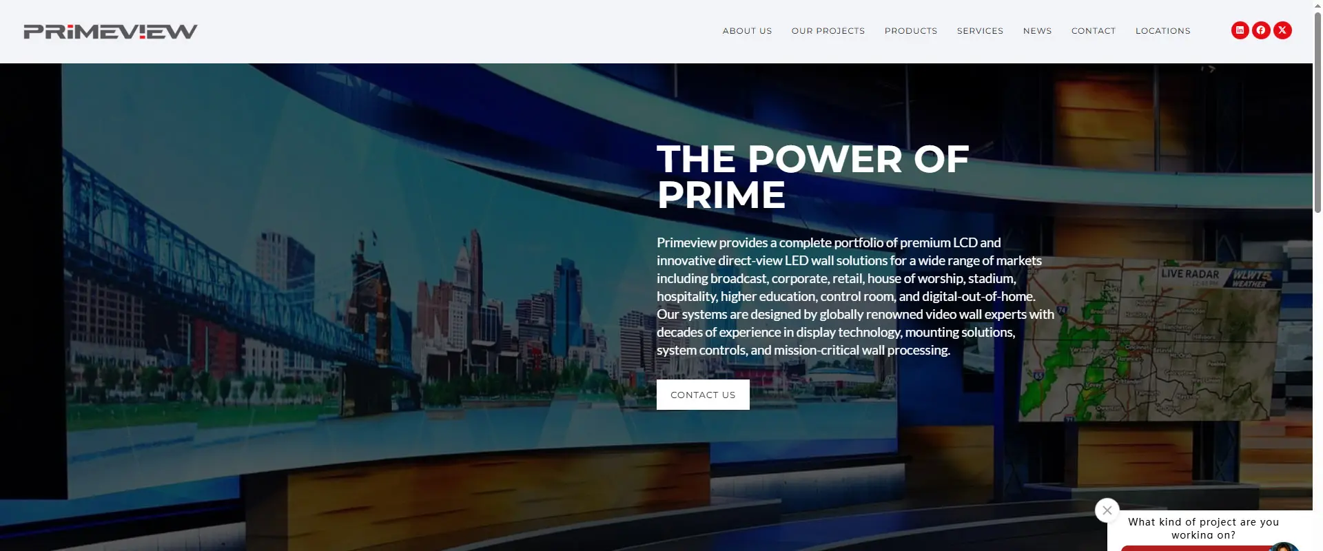 Primeview USA LED wall manufacture