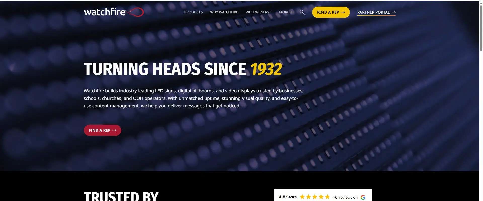 WATCHFIRE SIGNS LED screen manufacture