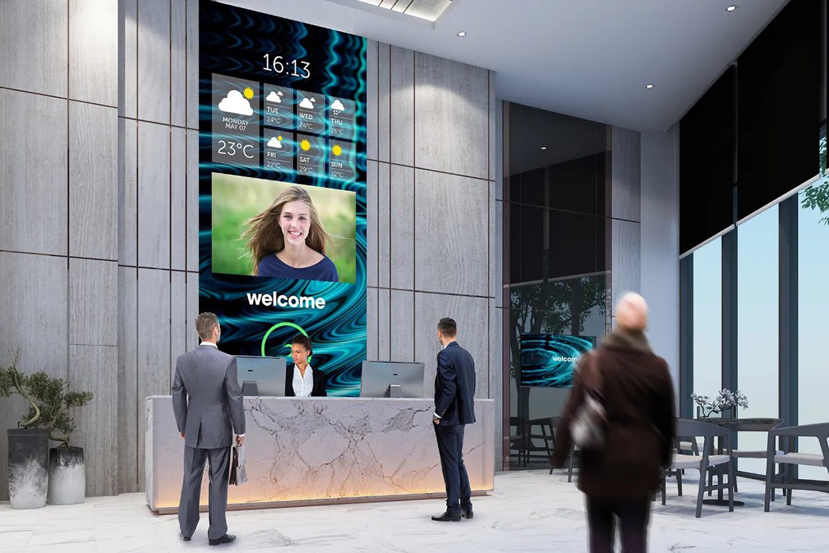 Corporate Lobby screen Corporate Lobby screen