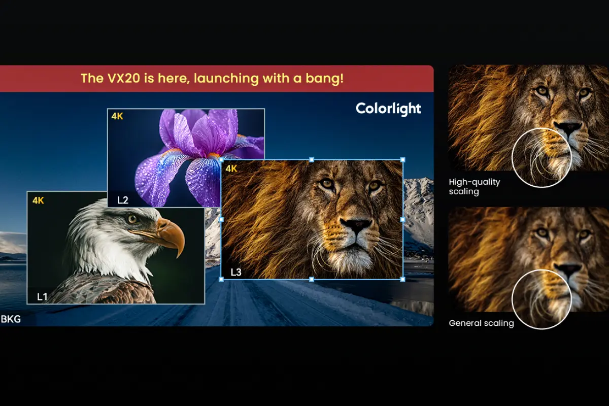 4K colorlight VX20 LED video processor
