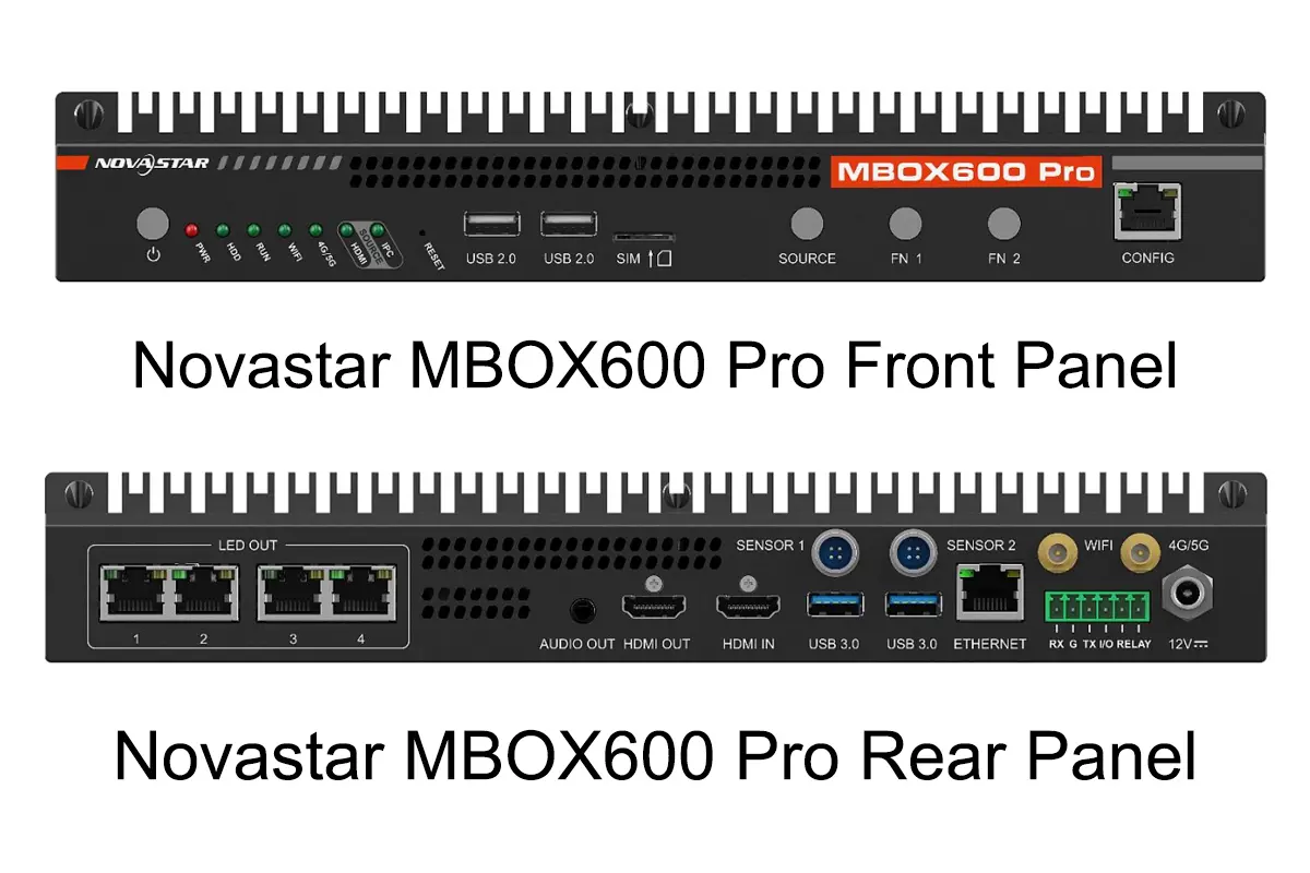 Novastar MBOX600 Pro Industrial Controller Appearance