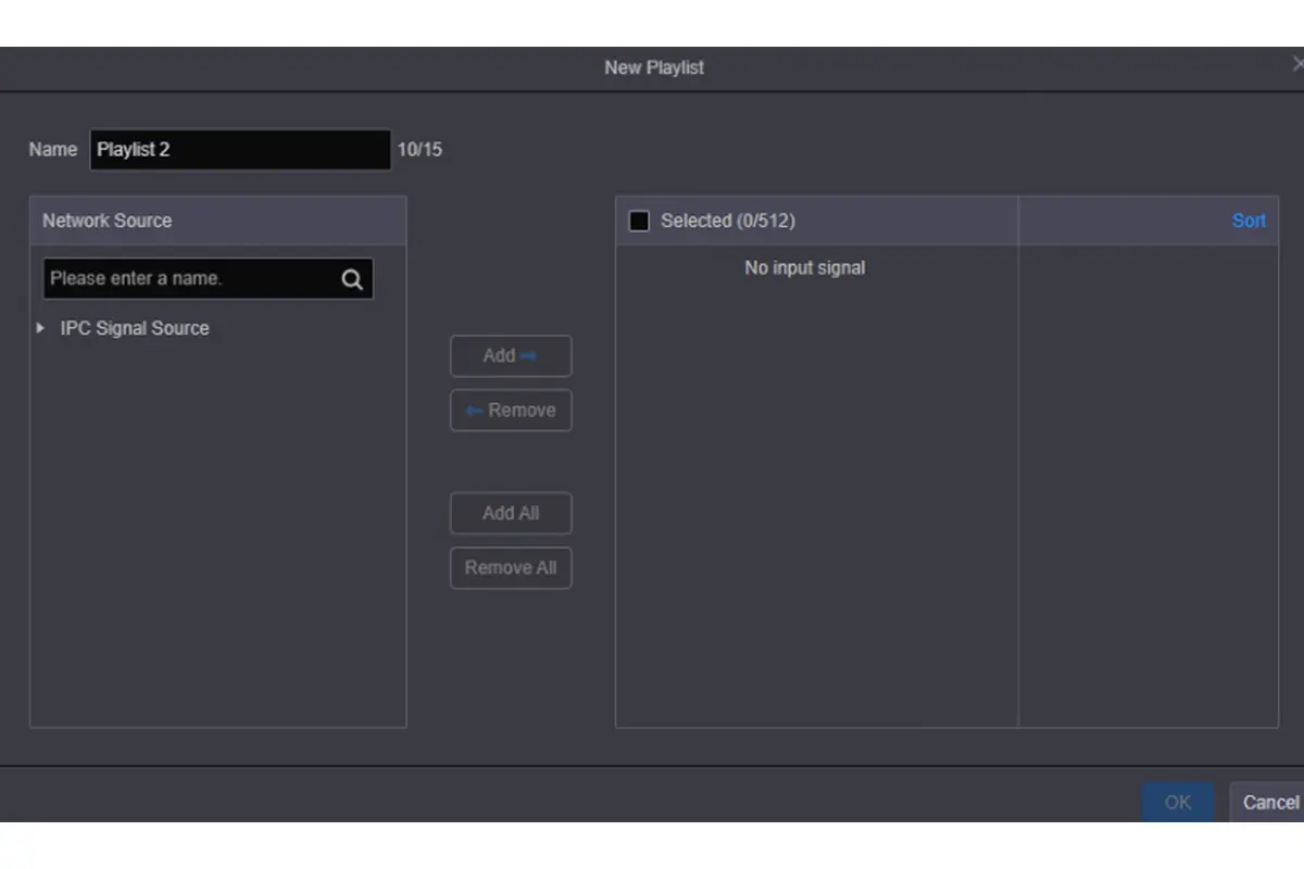 Add signal playlists
