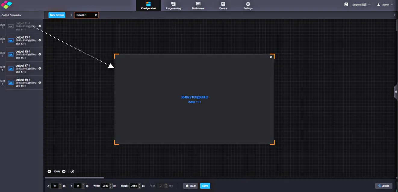 LED screen configuration LED screen configuration