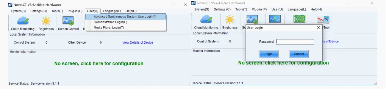 Launch and Log into NovaLCT Launch and Log into NovaLCT
