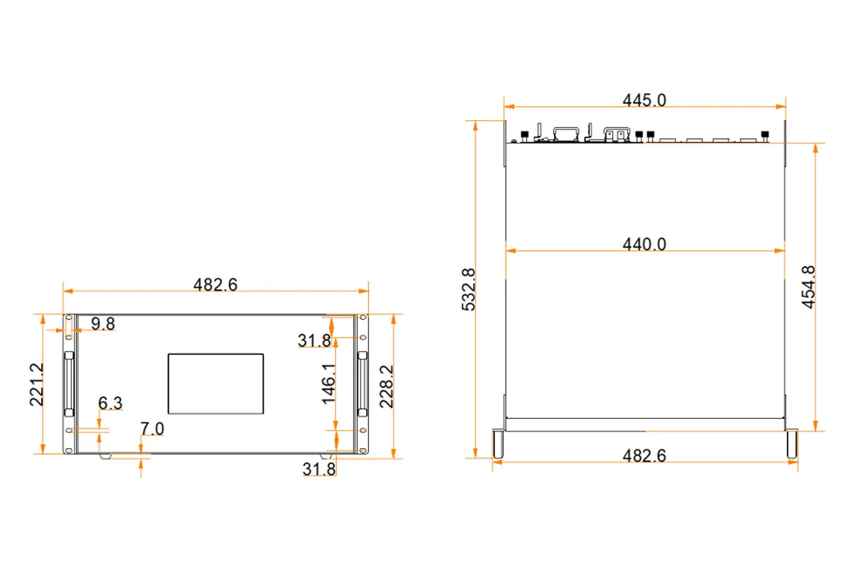 Novastar H5 Dimensions