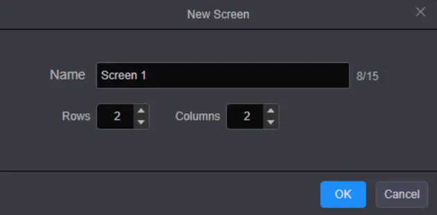 Novastar H9 Add New screen Novastar H9 Add New screen