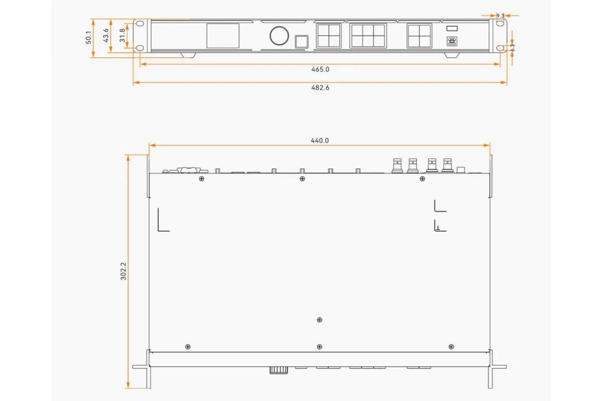 Novastar VX400Pro All In One Controller Dimensions Novastar VX400Pro All In One Controller Dimensions
