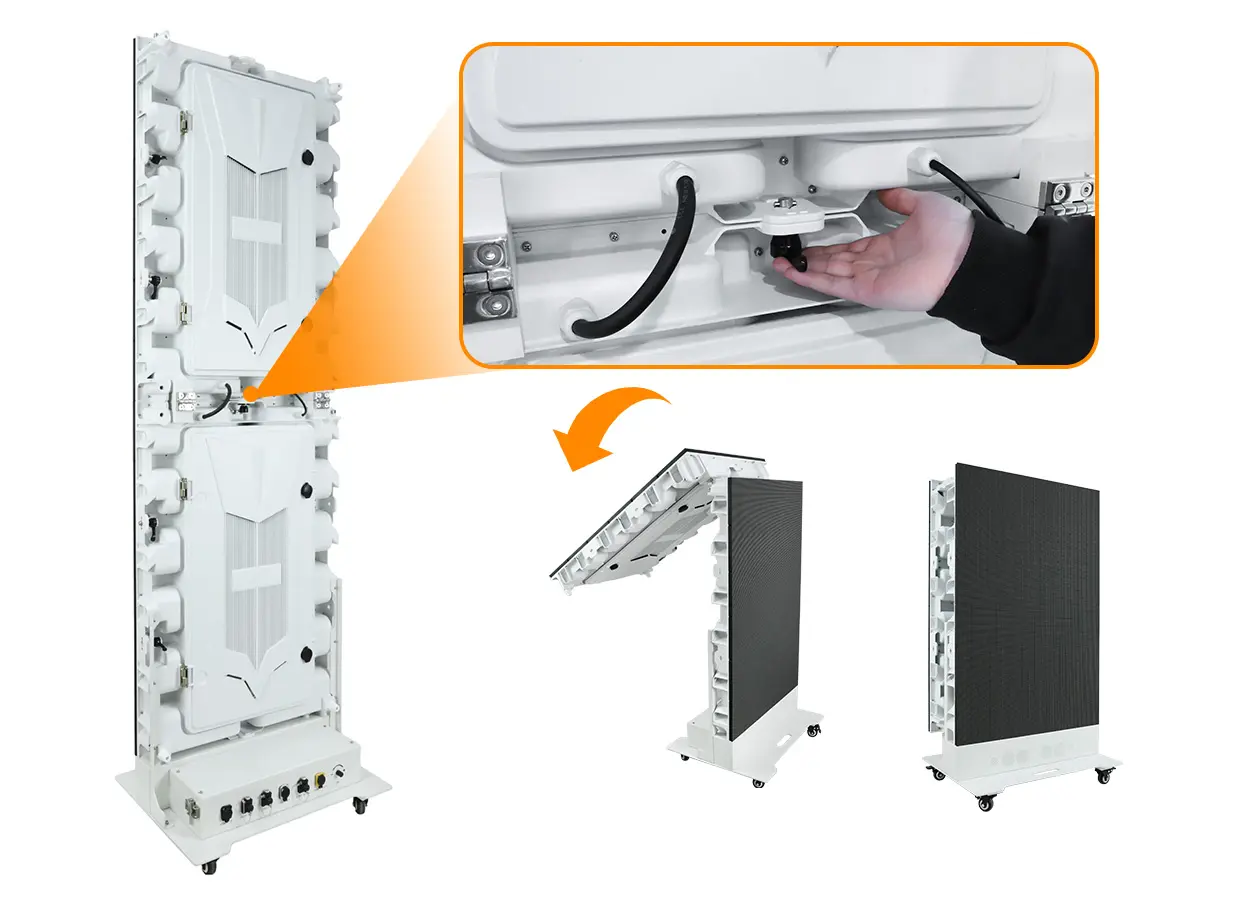 EA1920OP2 Space-Efficient Folding Design - LED Screen Board EA1920OP2 Space-Efficient Folding Design