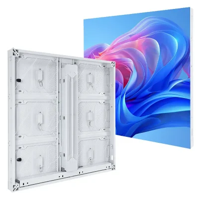 EA960F4 outdoor advertising LED screen cabinet and display face