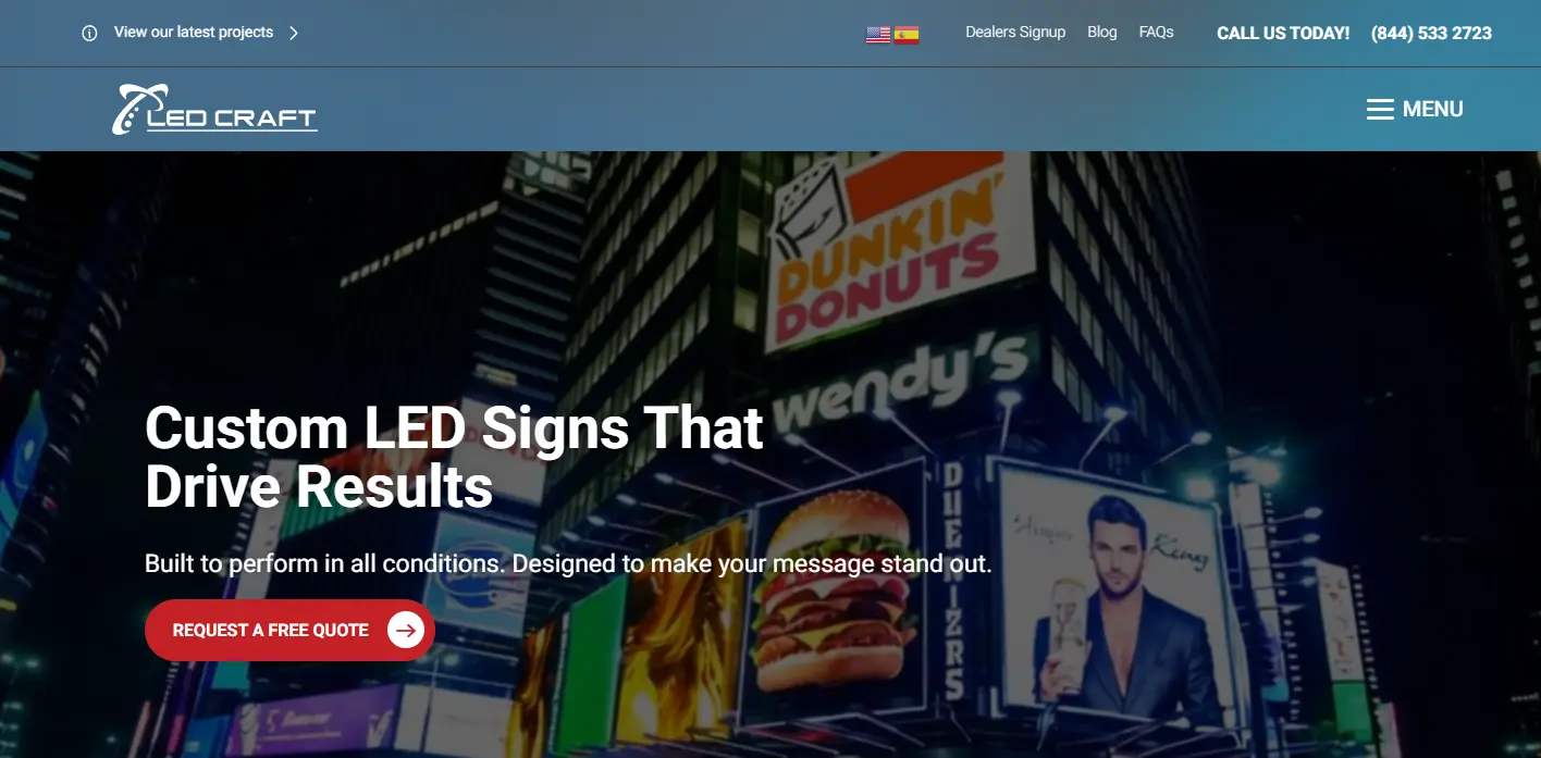 Missouri-based LED Sign Manufacturer LED Craft Inc