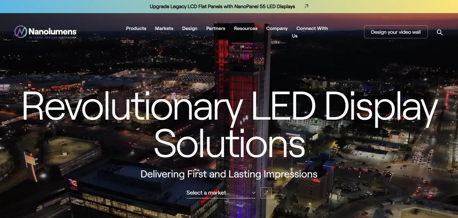 NanoLumens, one of the US LED screen suppliers