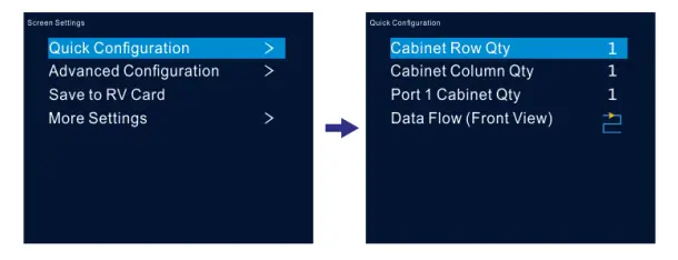 Novastar UHD Jr Screen Settings Novastar UHD Jr Screen Settings