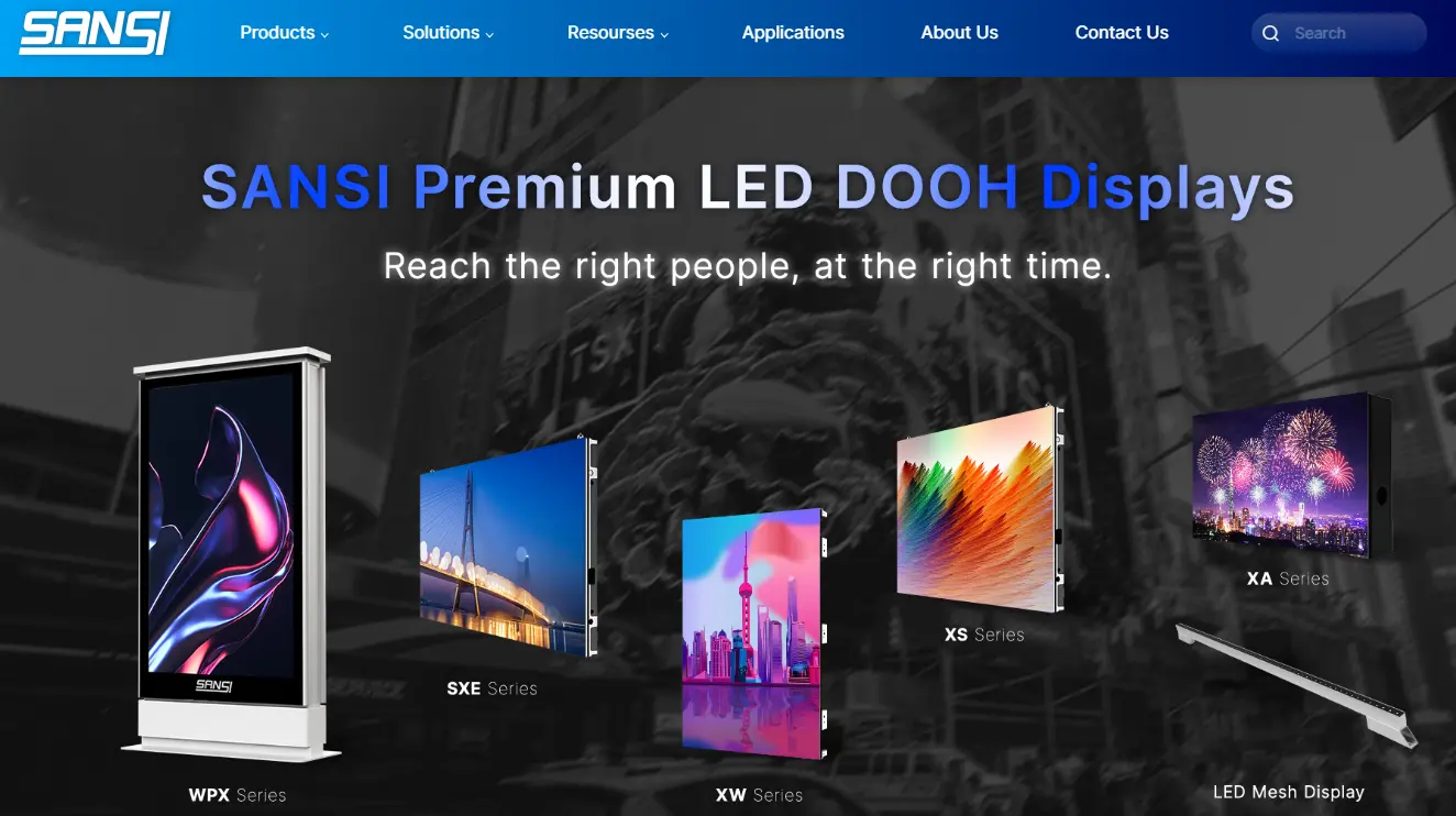 Shanghai LED display manufacturer SANSI