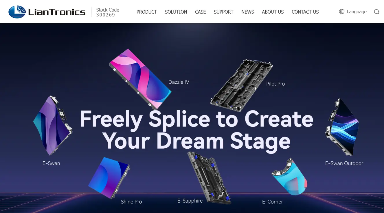 Display solution provider LianTronics