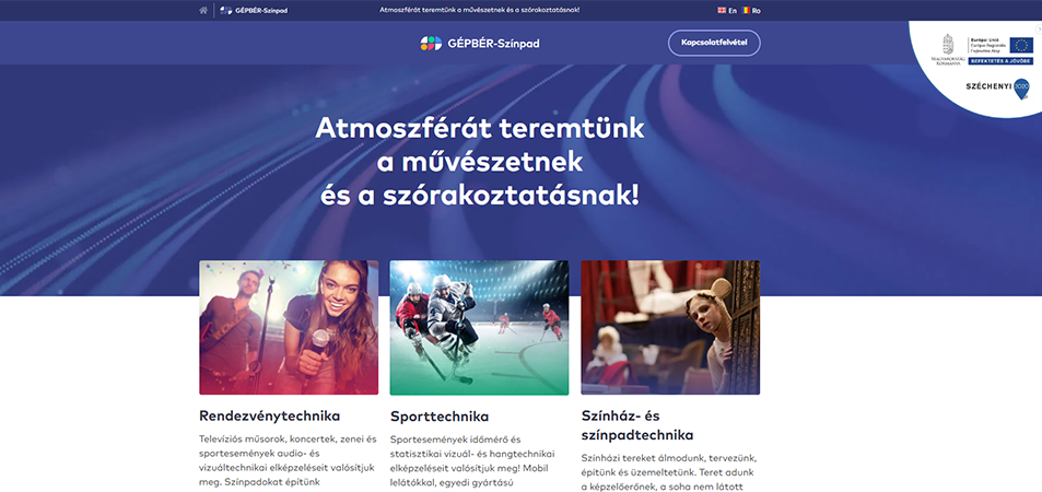 GÉPBÉR-Színpad Kft LED AV LED display Supplier
