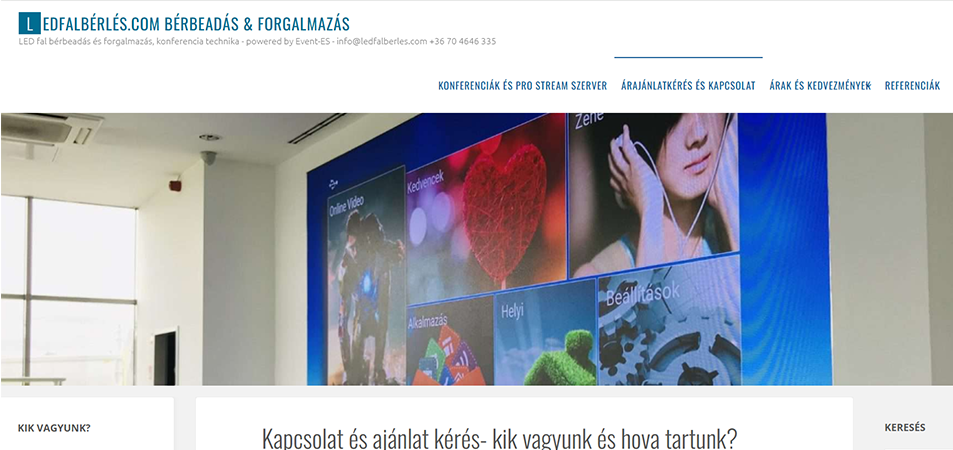 LEDFALBÉRLÉSCOMRental LED LED display Supplier